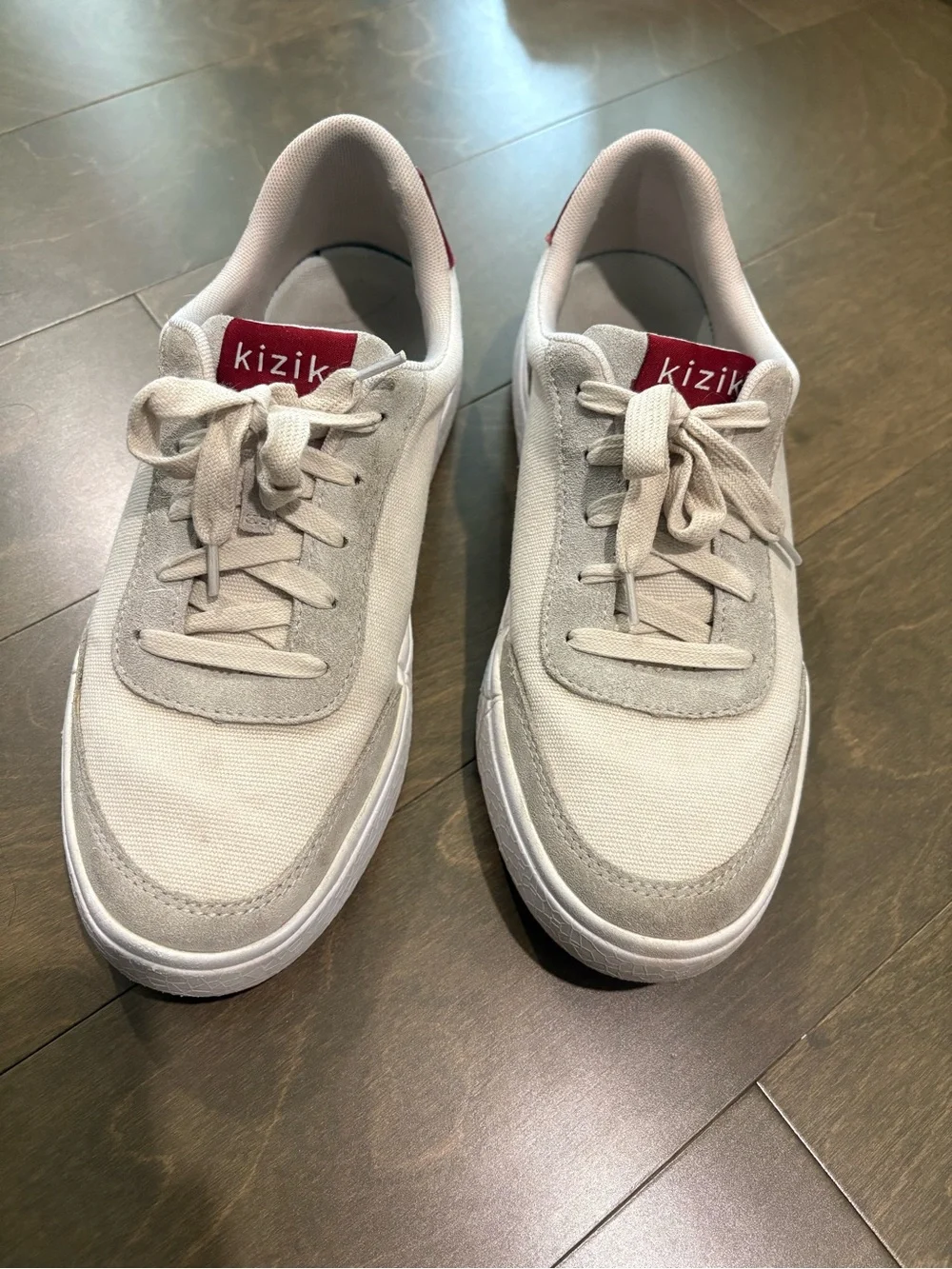 Kizik Prague Hands Free Sneakers Creme Brulee Crimson Women’s 9.5
